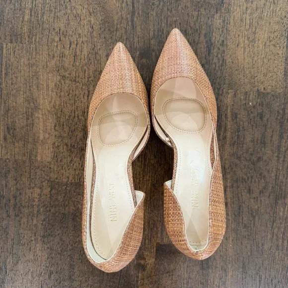 Nine West Woven Pointed-Toe Heels – Size 6.5‎ - Picture 8 of 9